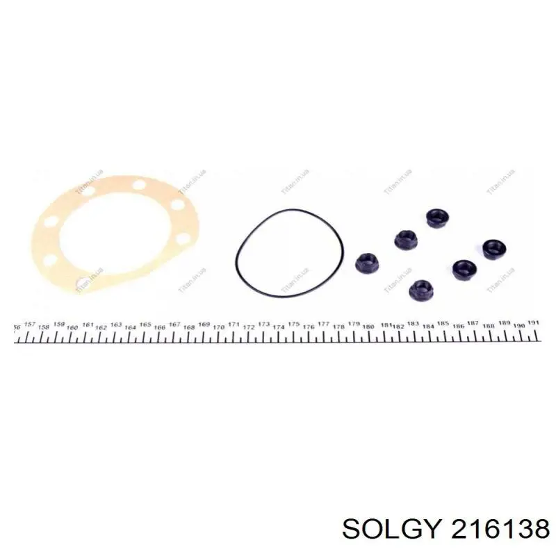 216138 Solgy Підшипник ступиці задньої