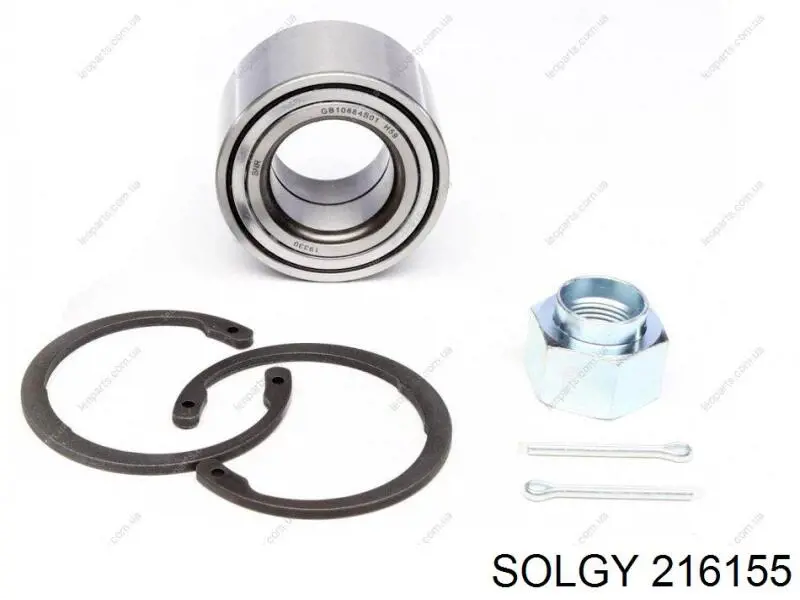 216155 Solgy Підшипник маточини передньої