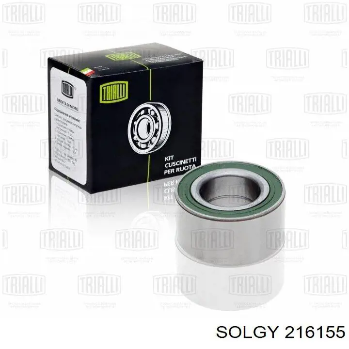 Комплект підшипник маточини передньої Solgy 216155 ціна, від 8.92 USD