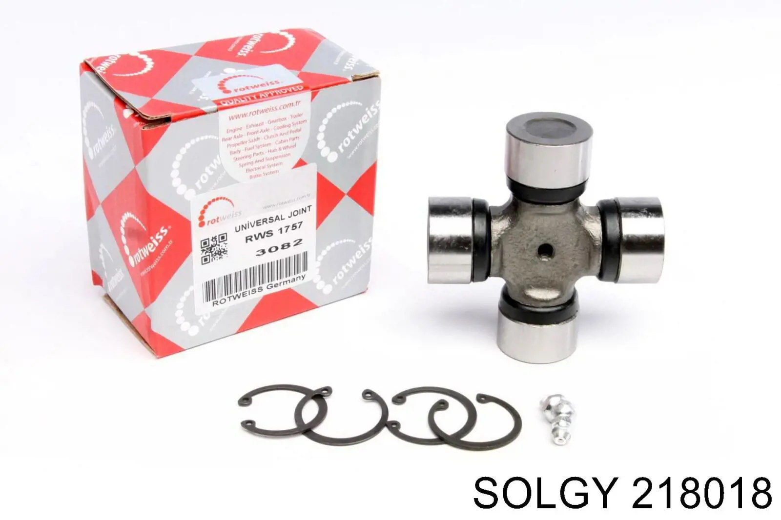 Хрестовина карданного валу Solgy 218018 ціна, від 10.43 USD