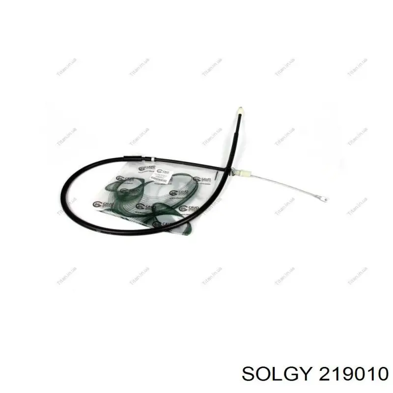 Трос ручного гальма задній, правий/лівий Solgy 219010 ціна, від 11.94 USD