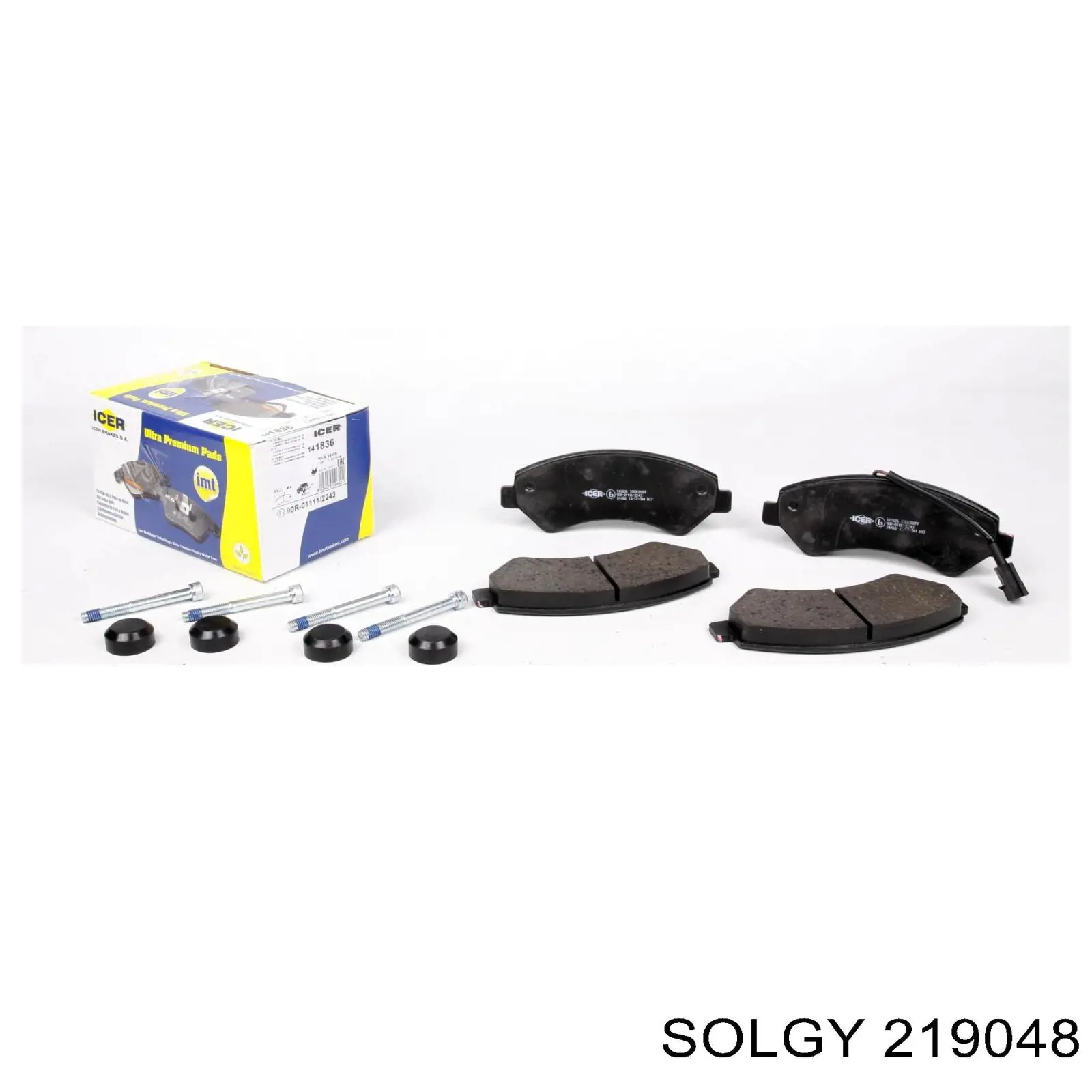 219048 Solgy Трос ручного гальма задній, правий/лівий
