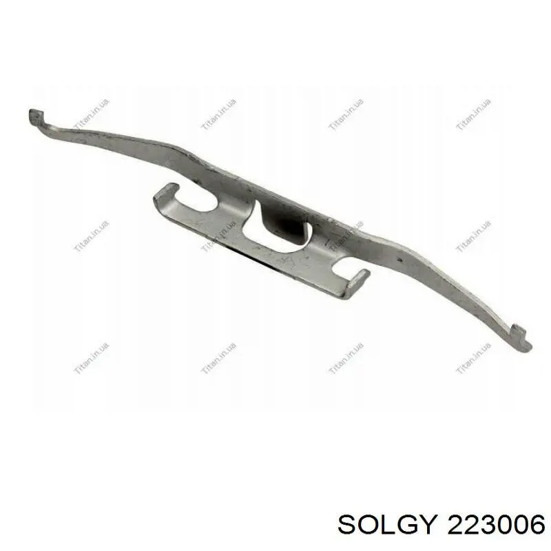 Комплект пружинок кріплення дискових колодок, передніх Solgy 223006 ціна, від 4.20 USD