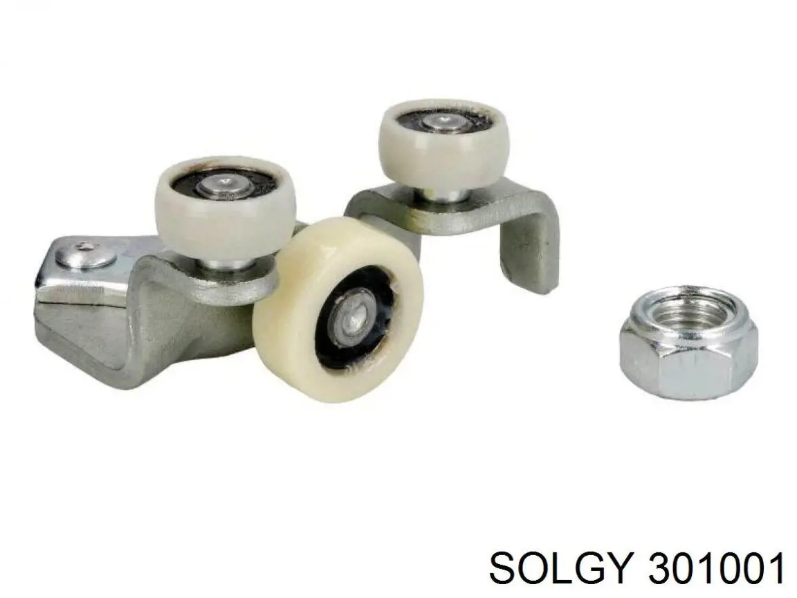 Скло фари лівої 301001 Solgy
