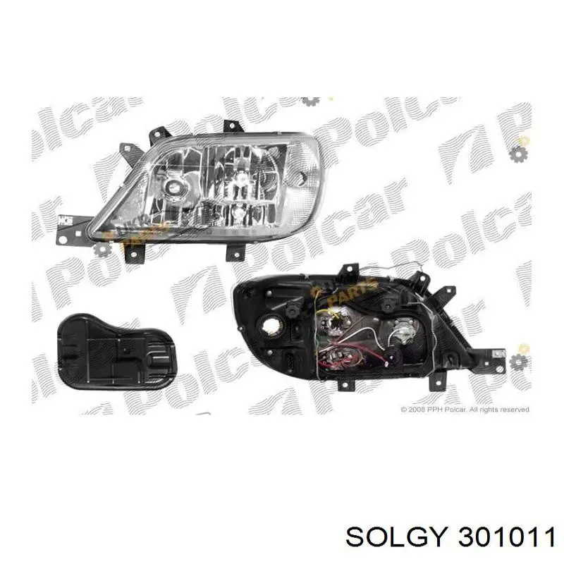 Фара права 301011 Solgy
