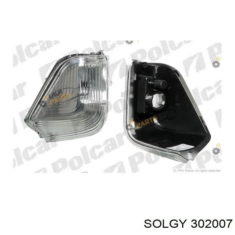 Покажчик повороту дзеркала, лівий Solgy 302007 ціна, від 6.73 USD