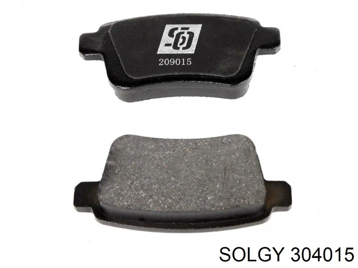 304015 Solgy бризковики задній, правий