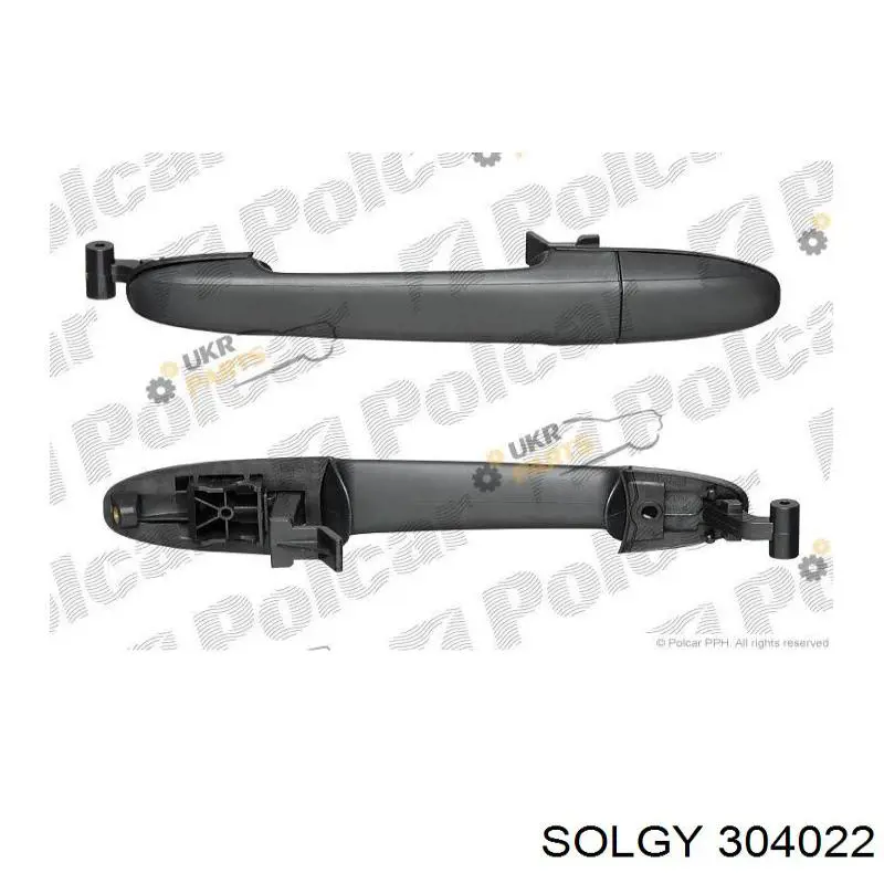 304022 Solgy Ручка двері бічної/зсувної зовнішня