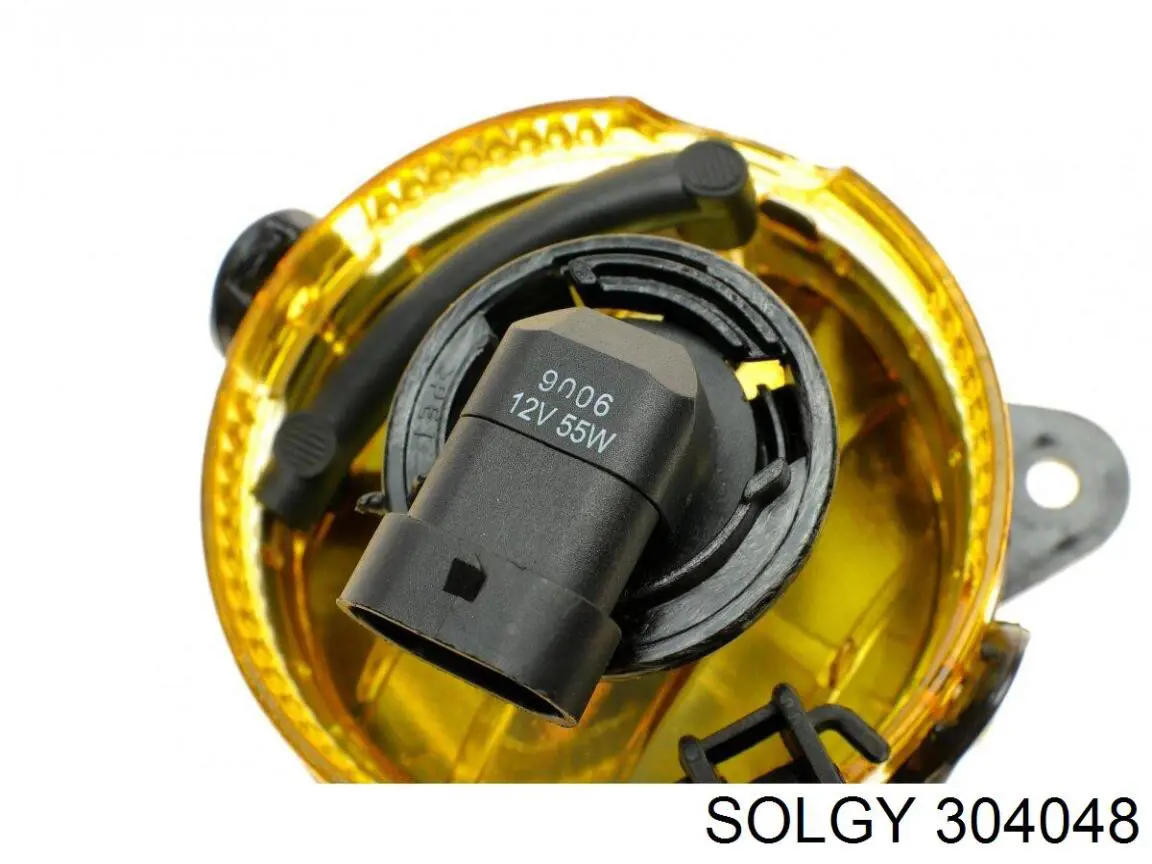 304048 Solgy Заглушка, решітка протитуманних фар бампера переднього, права