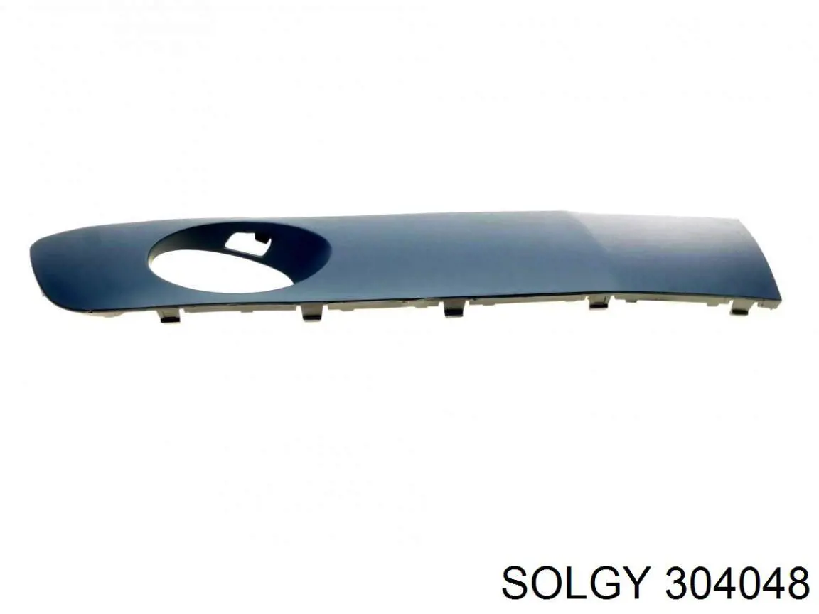 304048 Solgy Заглушка, решітка протитуманних фар бампера переднього, права