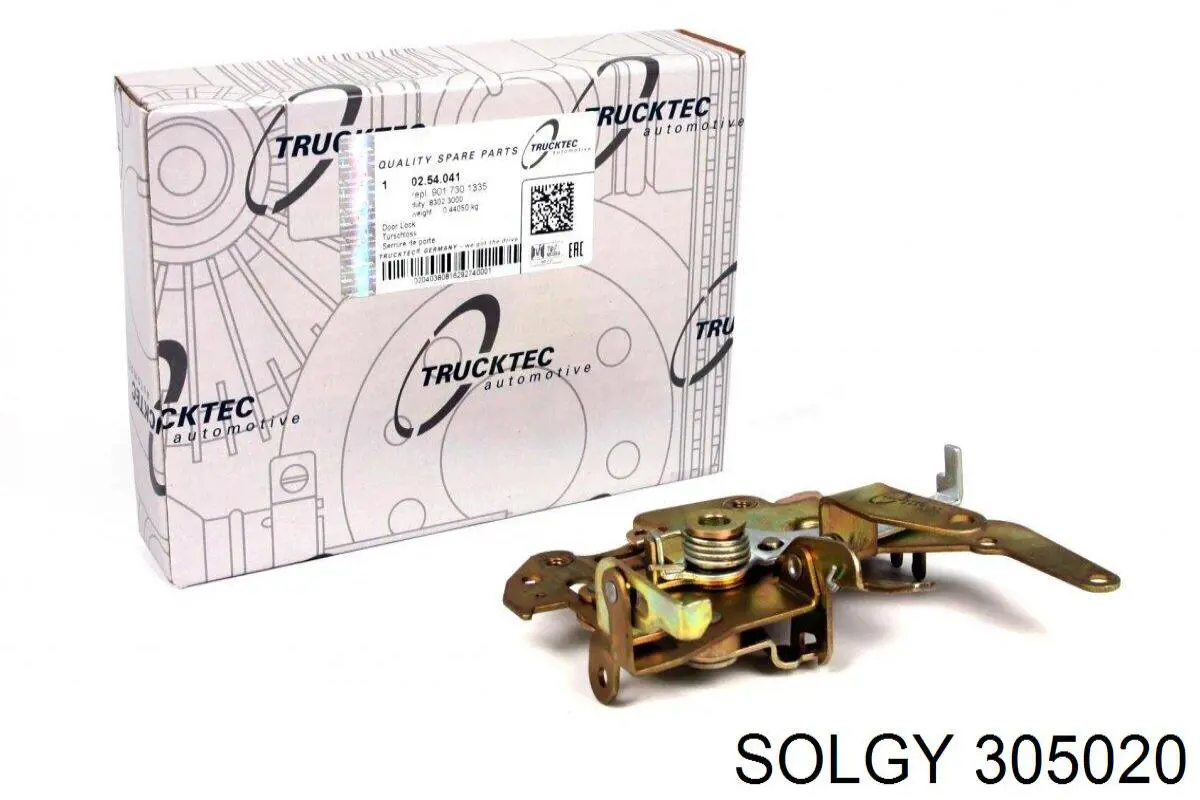 Замок дверей бічний/зсувний 305020 Solgy