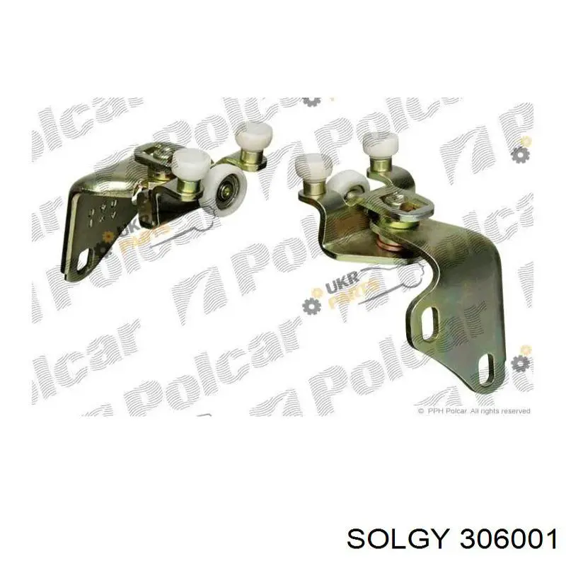 306001 Solgy Ролик двері бічної/зсувної, правий верхній