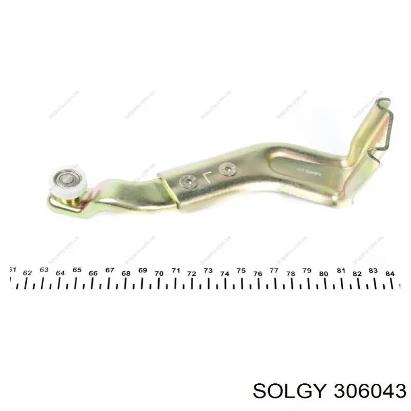306043 Solgy Ролик двері бічної/зсувної, лівий нижній