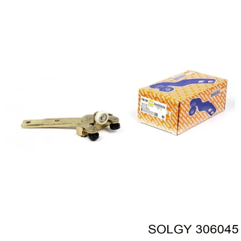 Ролик двері бічної/зсувної, правий нижній Solgy 306045 ціна, від 14.65 USD