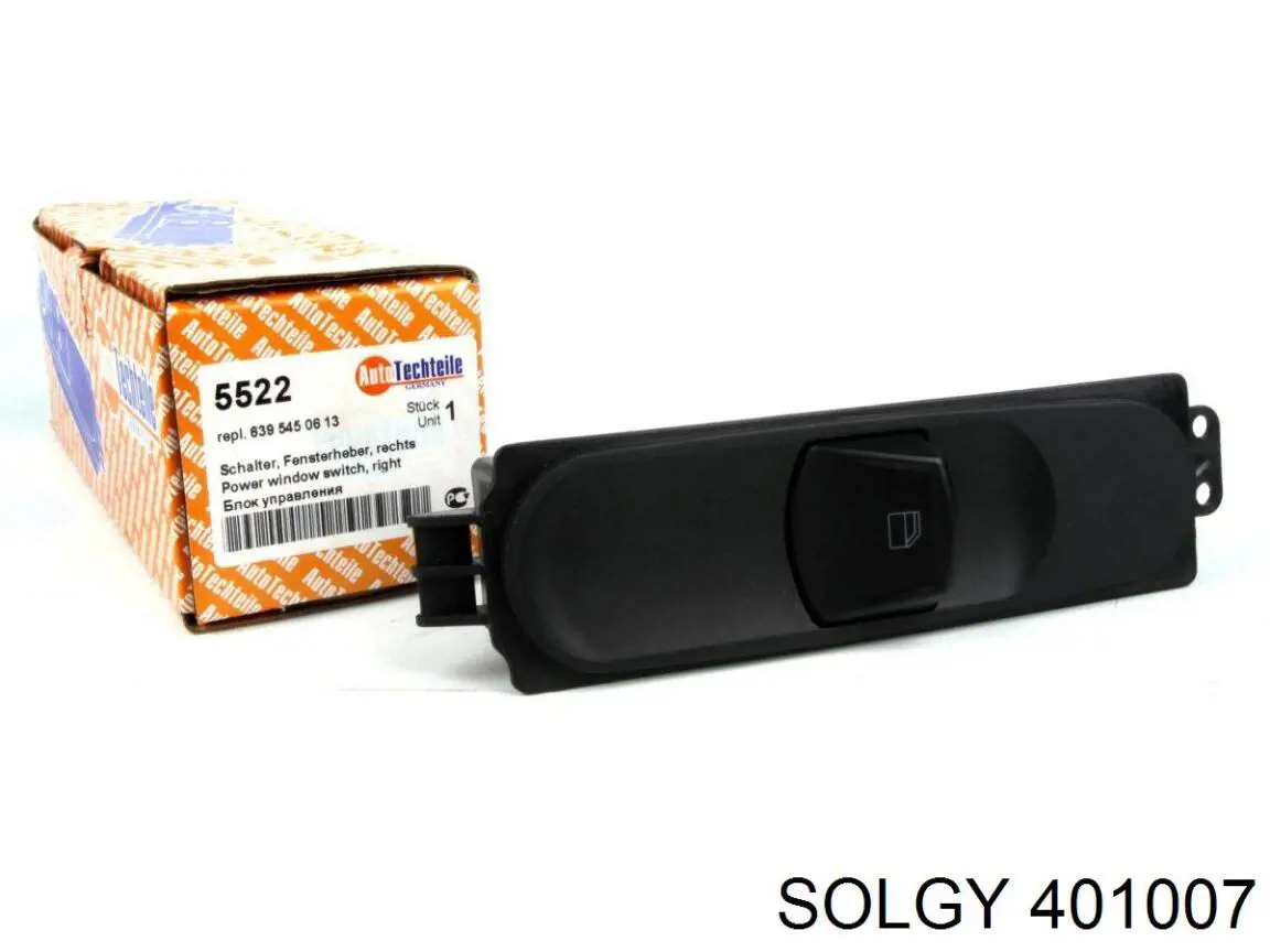 401007 Solgy кнопковий блок керування склопідіймачами передній лівий