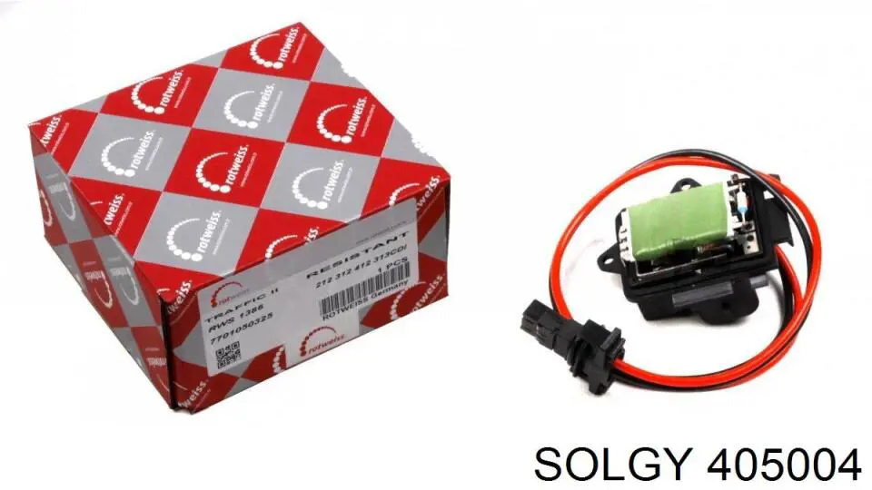 405004 Solgy резистор (опір пічки, обігрівача салону)