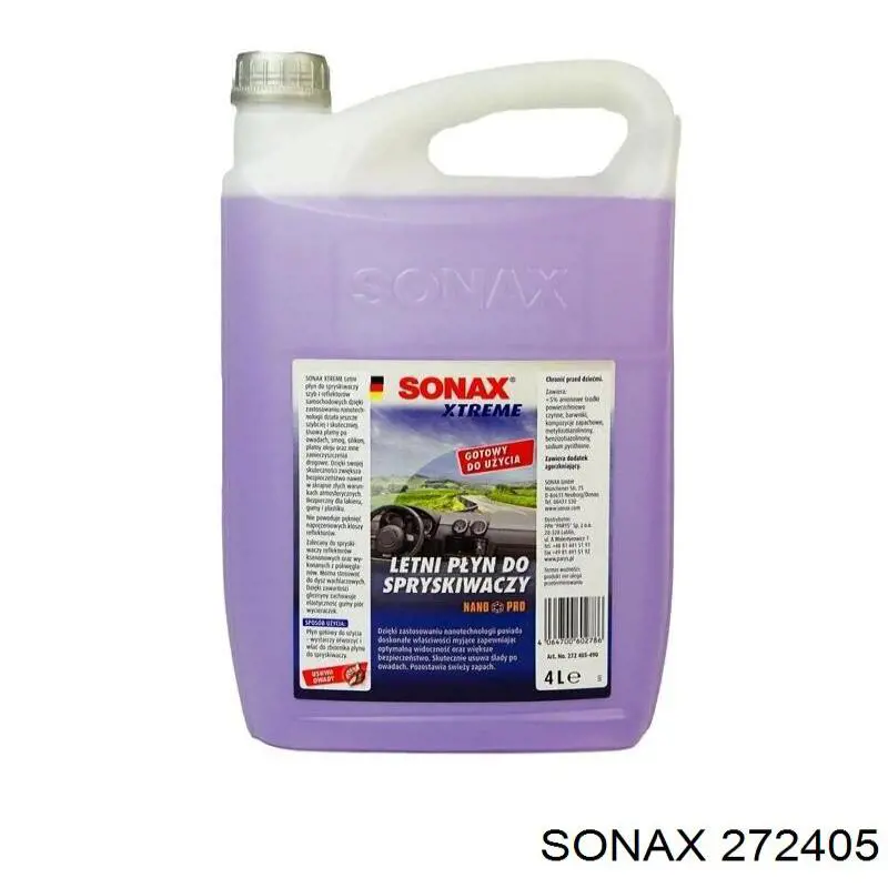 Рідина омивача морозостійка 260405 Sonax