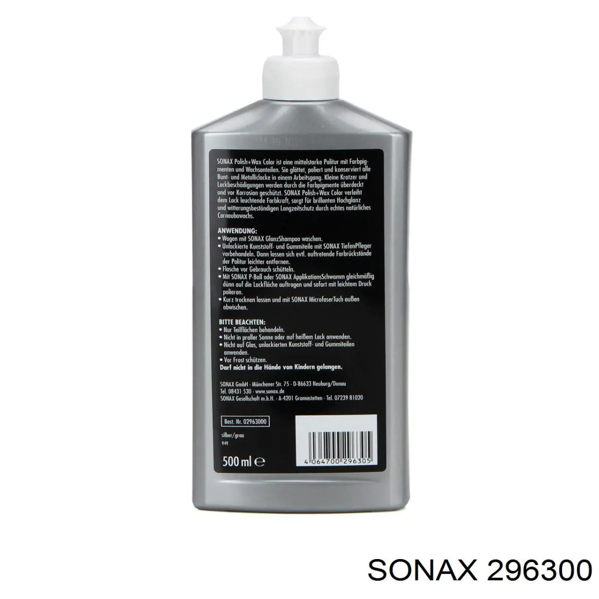 296300 Sonax Поліроль для кузова