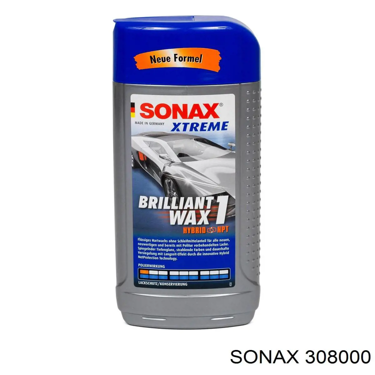 308000 Sonax Поліроль для хрому і алюмінію