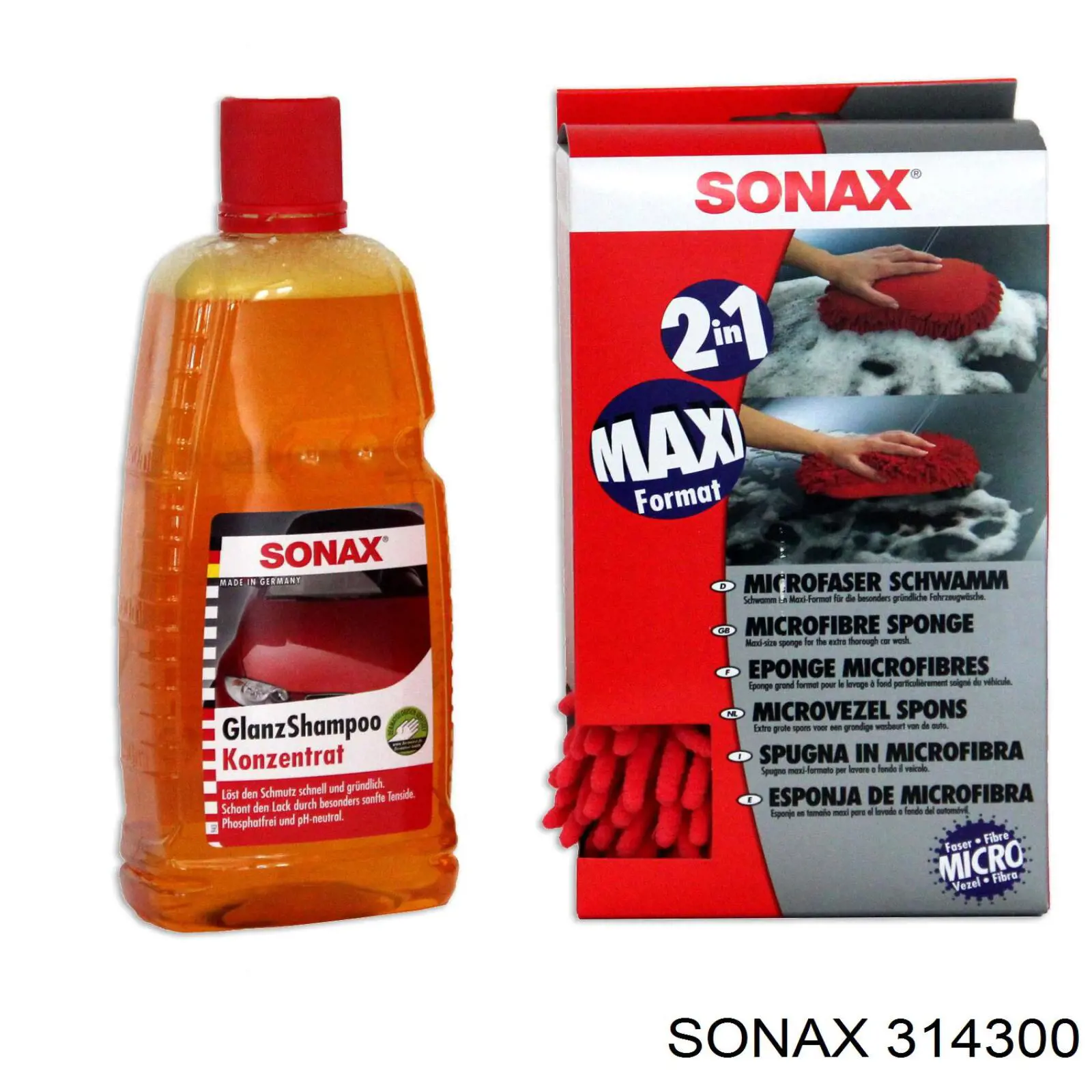 Шампунь автомобільний 314300 Sonax