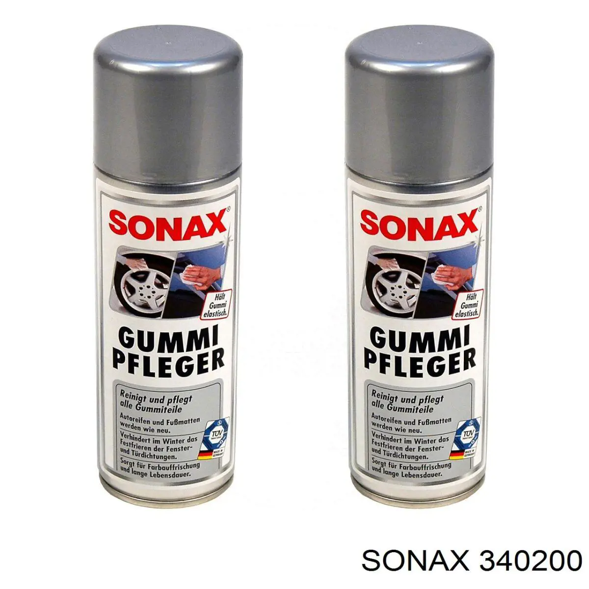 340200 Sonax Засіб для догляду за гумовими деталями
