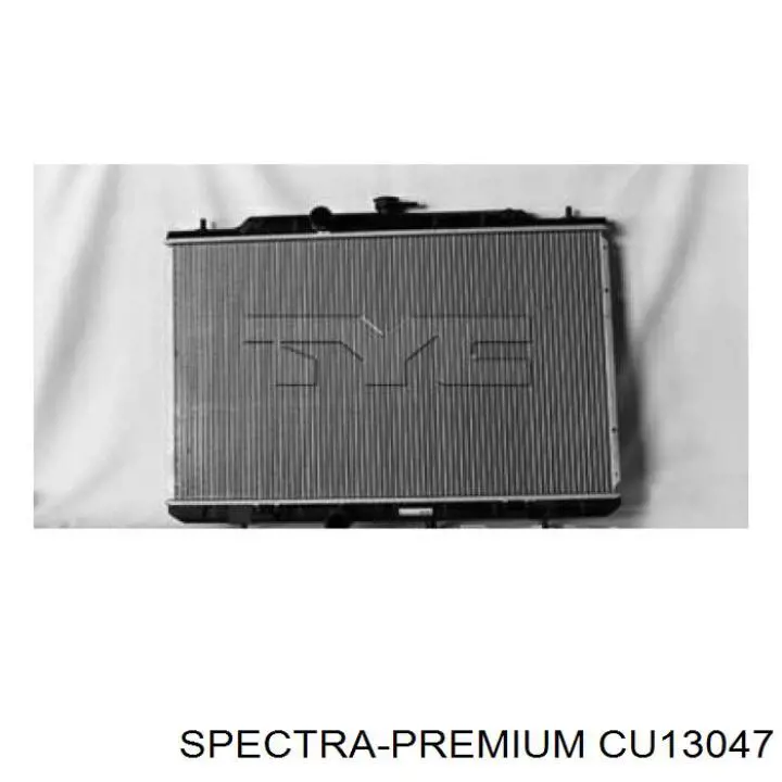 613NSA175 TYC Радіатор охолодження двигуна