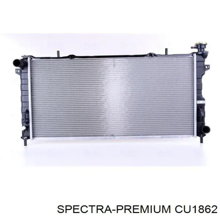 Радіатор охолодження двигуна CU1862 Spectra Premium