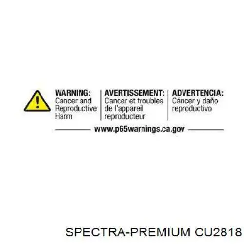 CU2818 Spectra Premium радіатор охолодження двигуна