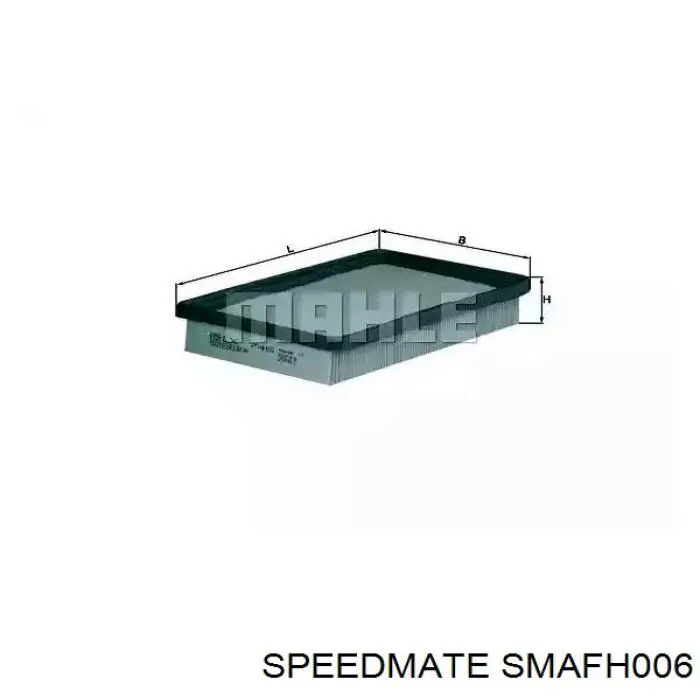 Фільтр повітряний Speedmate SMAFH006