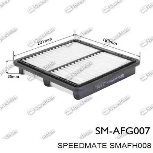 SMAFH008 Speedmate фільтр повітряний