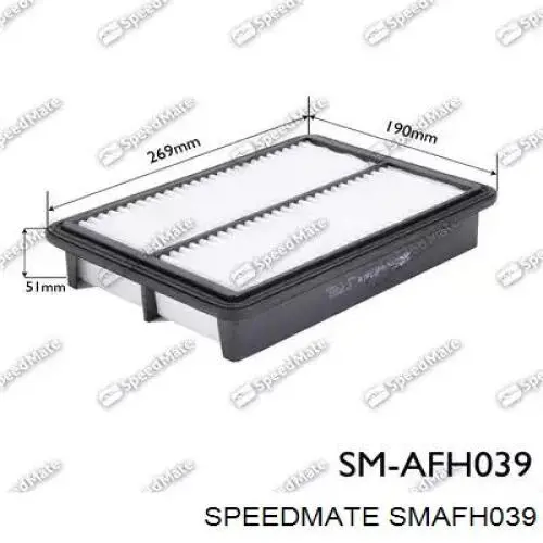 Елемент повітряного фільтра Speedmate SMAFH039 ціна, від 6.33 USD