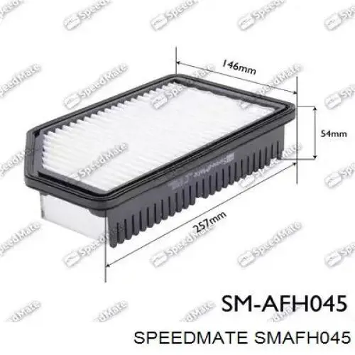 Елемент повітряного фільтра Speedmate SMAFH045 ціна, від 5.44 USD