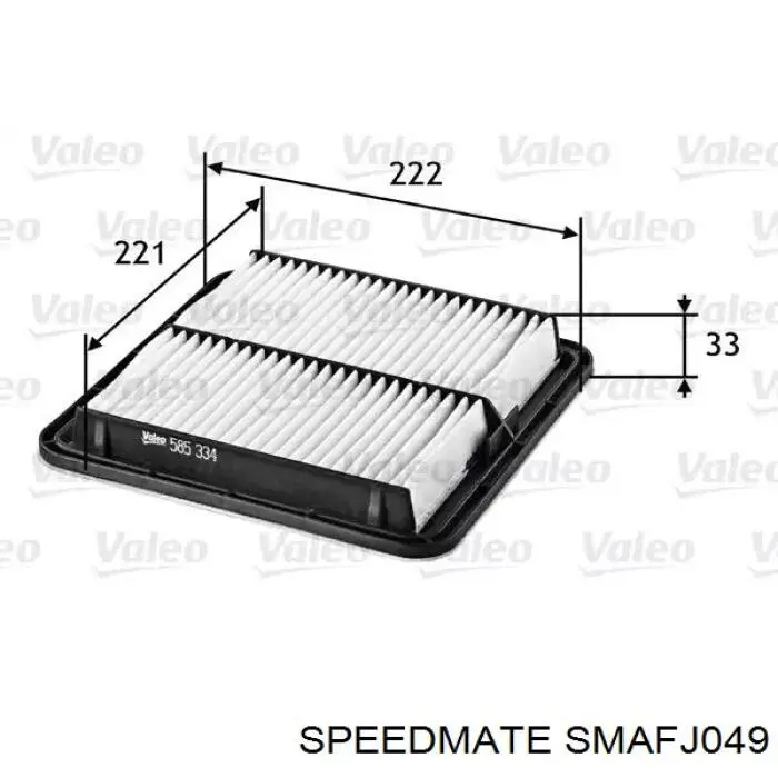 Елемент повітряного фільтра Speedmate SMAFJ049 ціна, від 5.51 USD