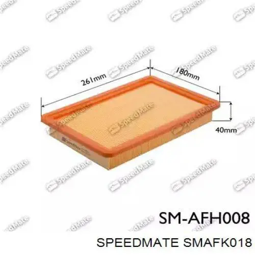 Елемент повітряного фільтра Speedmate SMAFK018 ціна, від 6.02 USD