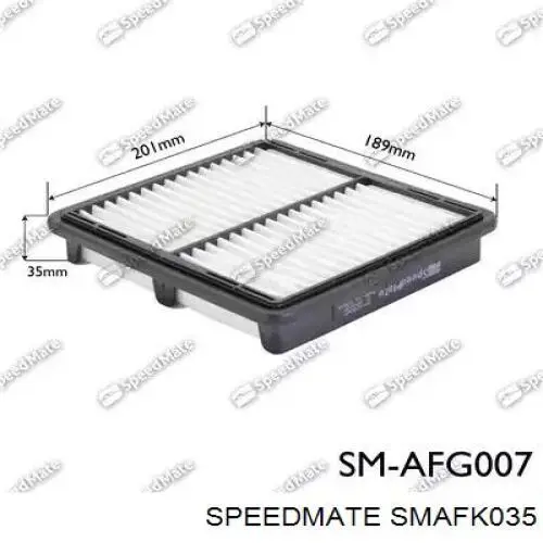 Елемент повітряного фільтра Speedmate SMAFK035 ціна, від 4.23 USD