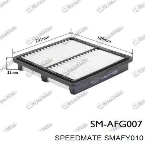 Елемент повітряного фільтра Speedmate SMAFY010 ціна, від 5.35 USD