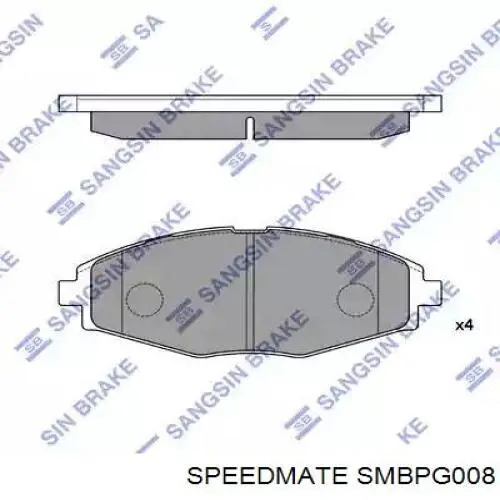 Тормозні колодки Speedmate SMBPG008