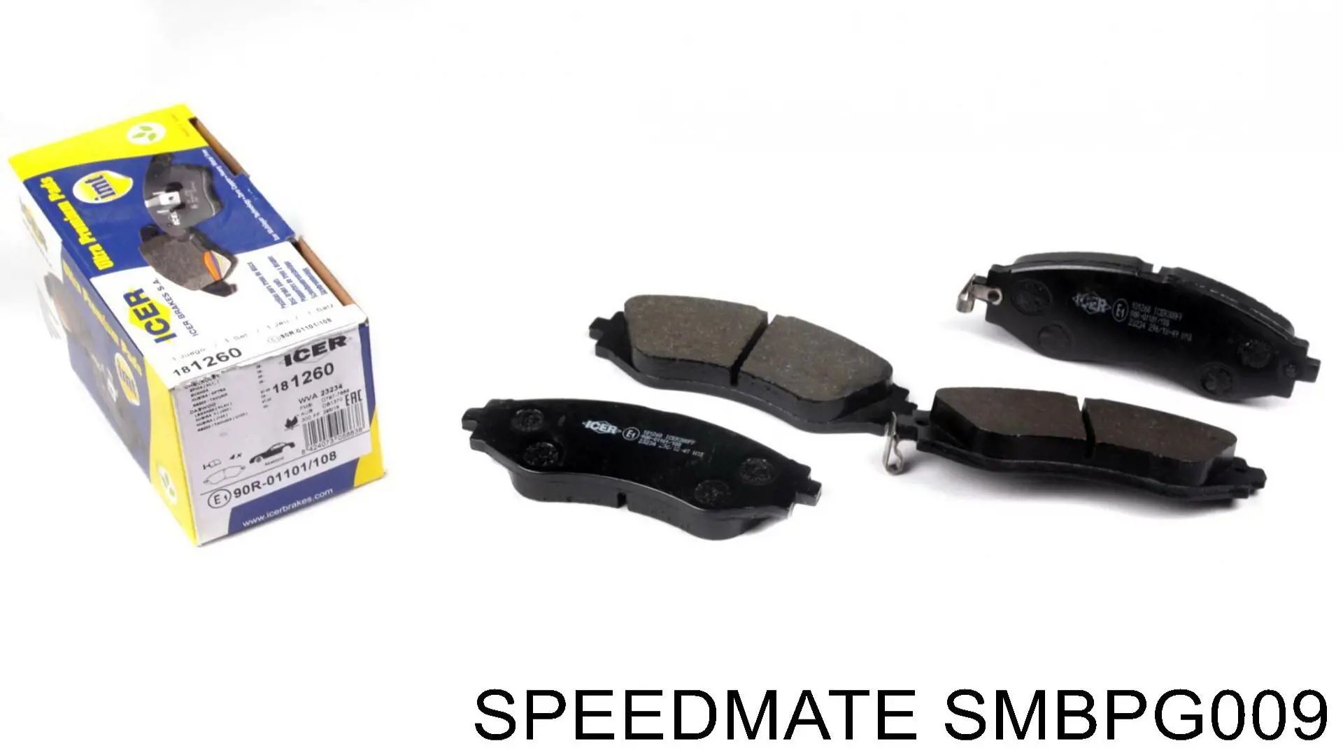 Передні тормозні колодки SMBPG009 Speedmate