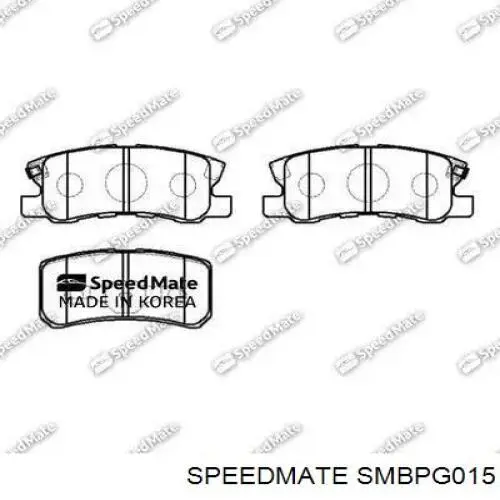 Задні дискові колодки Speedmate SMBPG015