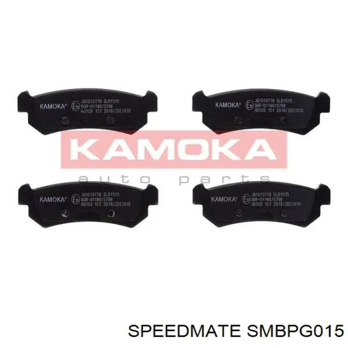Задні гальмівні колодки Speedmate SMBPG015 ціна, від 10.15 USD