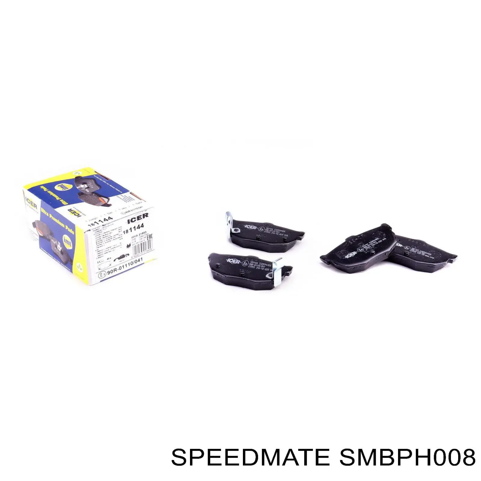 SMBPH008 Speedmate Колодки гальмівні задні, дискові
