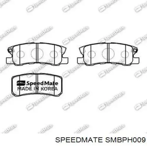 Купити SMBPH009 Speedmate Колодки гальмівні передні, дискові