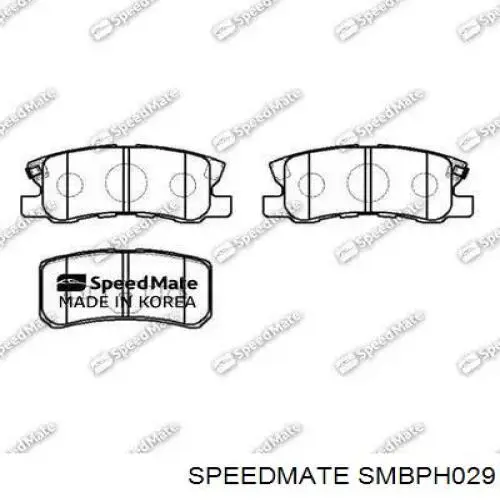Купити SMBPH029 Speedmate Колодки гальмівні передні, дискові