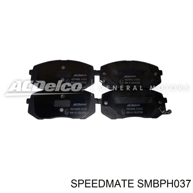 SMBPH037 Speedmate Передні гальмівні колодки