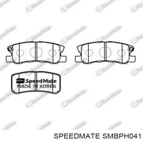 Тормозні колодки Speedmate SMBPH041
