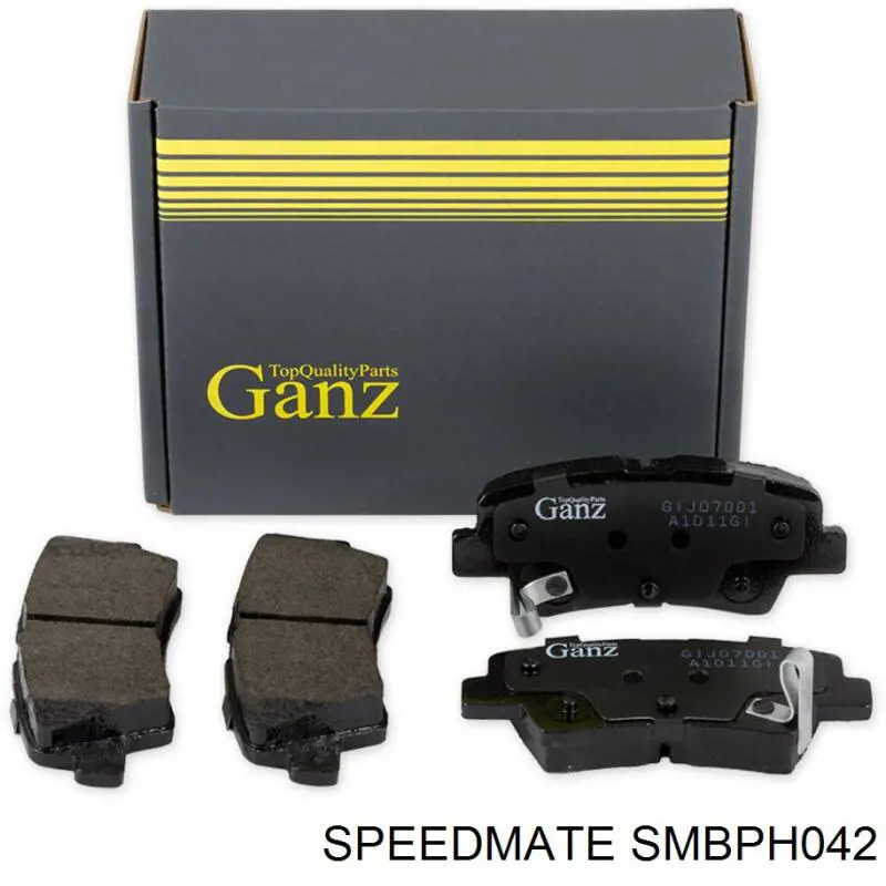 Задні гальмівні колодки SMBPH042 Speedmate