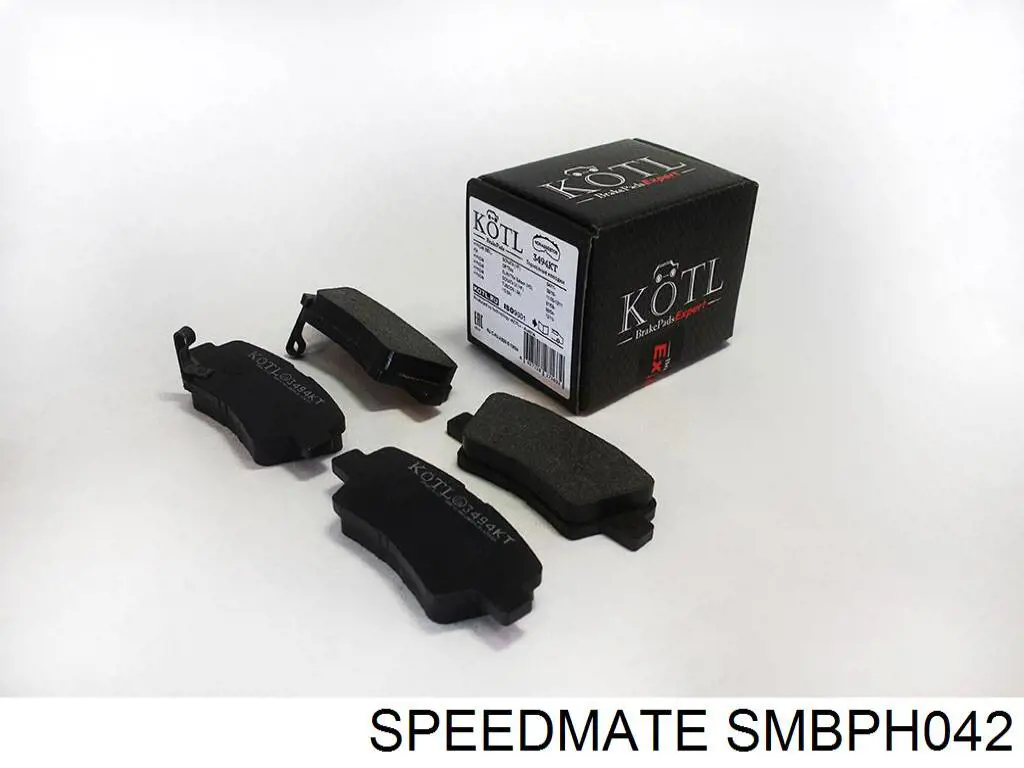 SMBPH042 Speedmate Колодки гальмівні задні, дискові