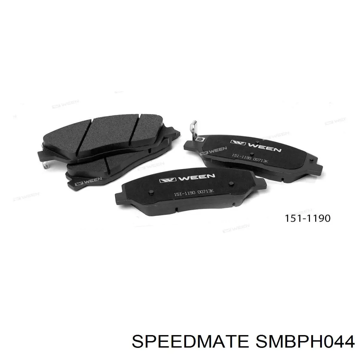 Передні тормозні колодки SMBPH044 Speedmate