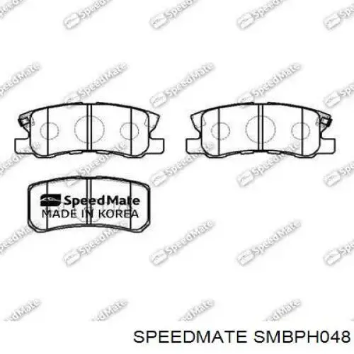 SMBPH048 Speedmate Передні гальмівні колодки