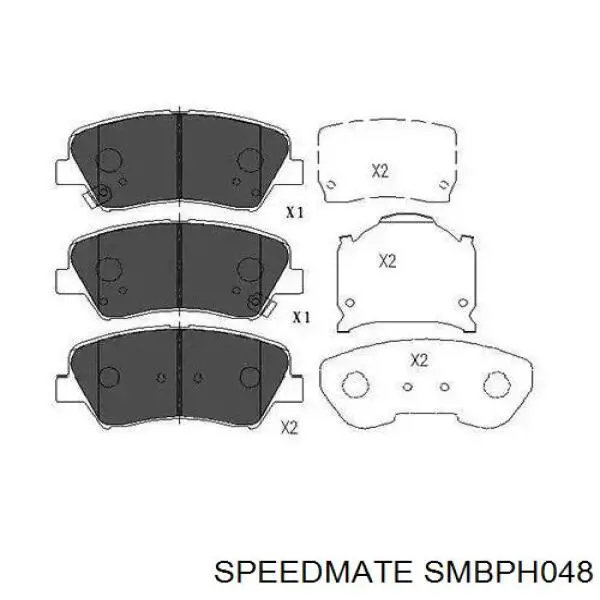 Гальмівні колодки Speedmate SMBPH048 ціна, від 19.58 USD